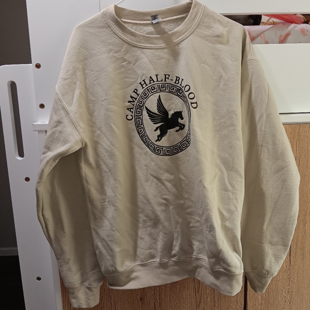Cream Graphic Sweatshirt